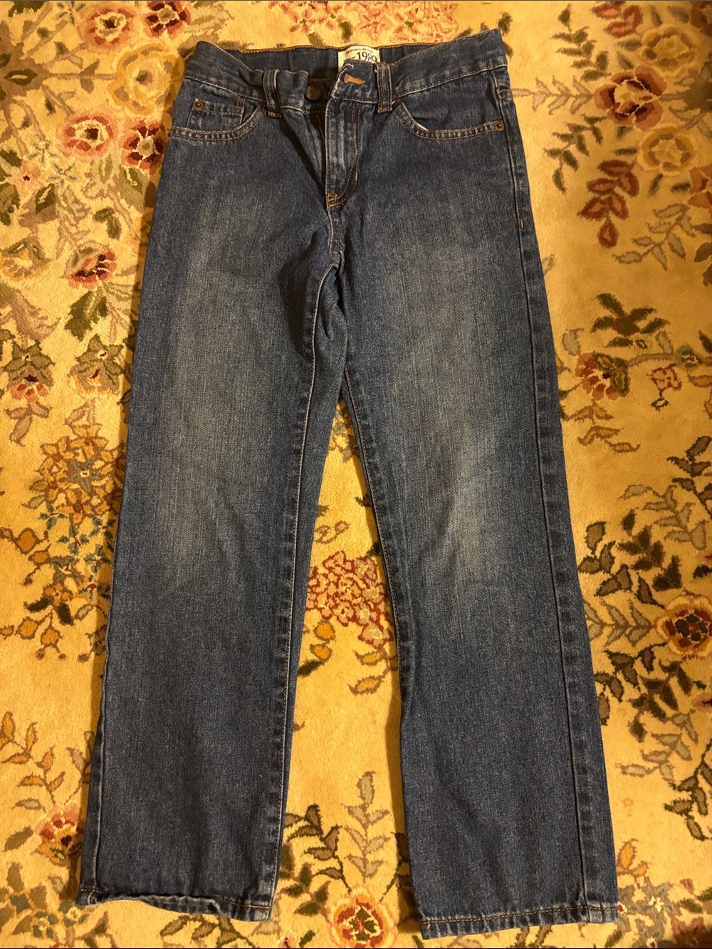 Classic Boyโs Blue Denim Jeans